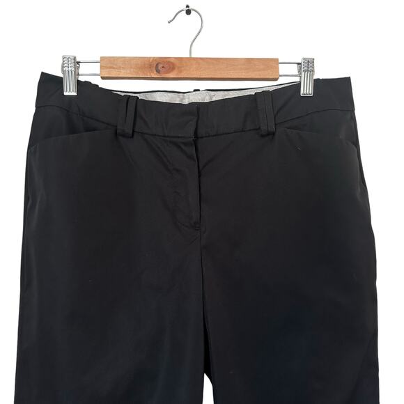 Sandro Studio Black Classic Minimalist Basic Mid Rise Dress Pants Size 12 - Picture 4 of 10